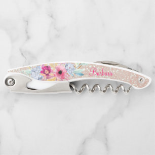 Glitter and Flowers Corkscrew