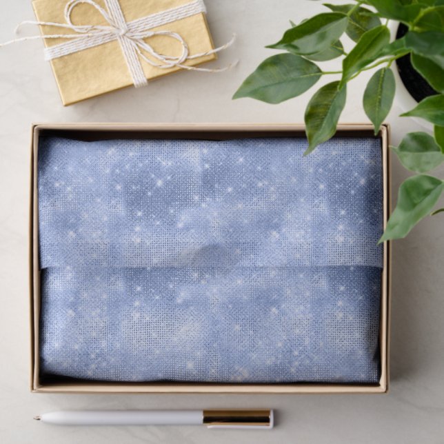 Glitter and Shine Blue ID671 Tissue Paper (Gift)