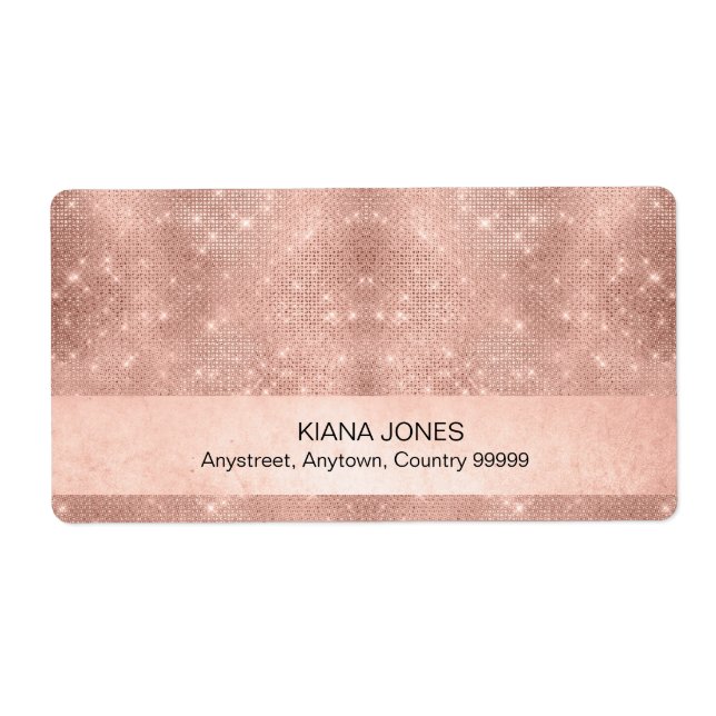 Glitter and Shine Rose Gold ID673 (Front)