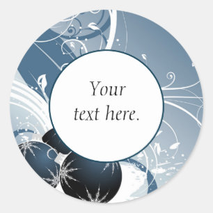 Glitter And Sparkle Ornaments Sticker