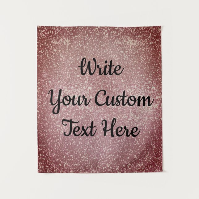 Glitter Anniversary Backdrop Photobooth Party Prop Tapestry (Front)