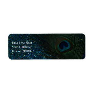 Glitter Aqua Peacock