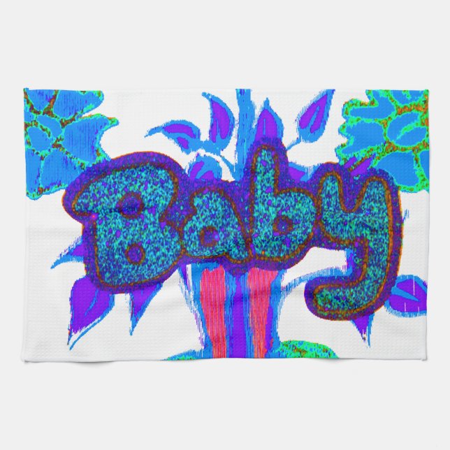 Glitter Baby  Hakuna Matata gifts.png Kitchen Towel (Horizontal)