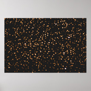 Glitter background gold texture poster
