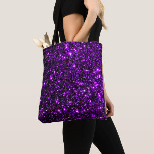 Glitter Background - Purple Tote Bag