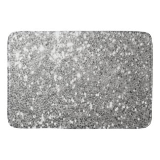 Glitter bath mat