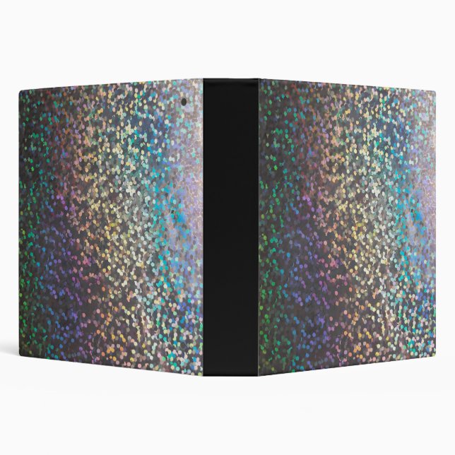 Glitter bokeh sparkle print binder (Background)