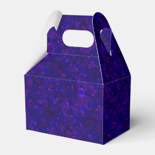 Glitter bokeh sparkle print favor box