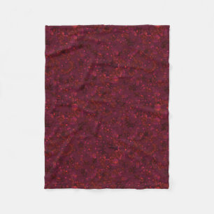 Glitter bokeh sparkle print fleece blanket