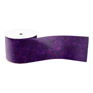 Glitter bokeh sparkle print grosgrain ribbon