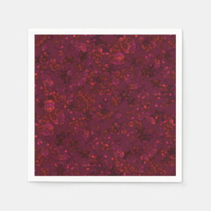 Glitter bokeh sparkle print napkin