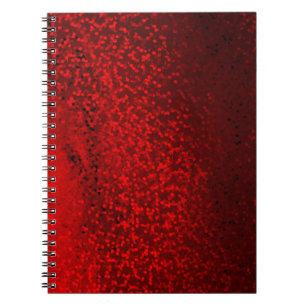 Glitter bokeh sparkle print notebook