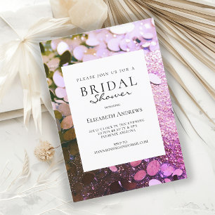 Glitter Bridal Shower Invitation