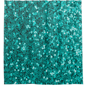 Glitter bright turquoise texture