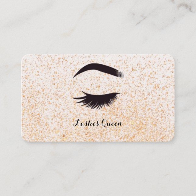 GLITTER BUSINESS CARDS (Front)