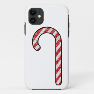 Glitter Candy Cane iPhone 11 Case