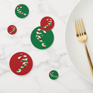 Glitter Candy Canes Confetti