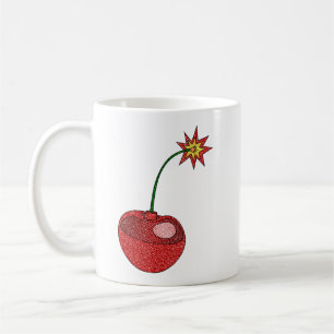 Glitter Cherry Bomb Coffee Mug