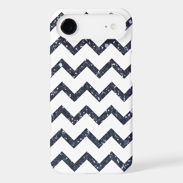 Glitter Chevron Pattern Case-Mate iPhone Case (Back)
