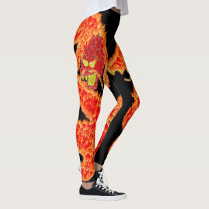 Glitter Chinese Lunar New Year of the Dragon Leggings