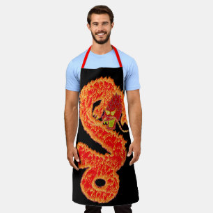 Glitter Chinese Year of the Dragon Apron