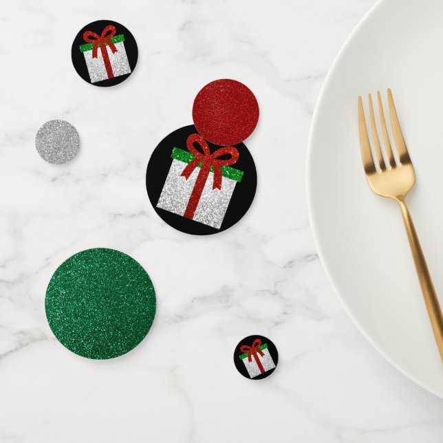 Glitter Christmas Gift Confetti (Group)