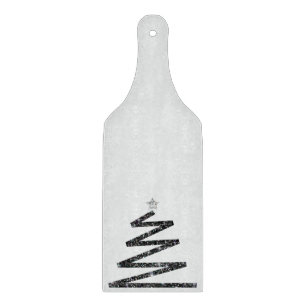 Glitter Christmas tree Cutting Board