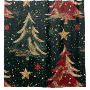 Glitter Christmas Trees & Stars (3)