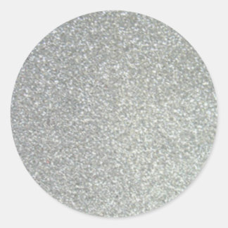 Glitter Classic Round Sticker