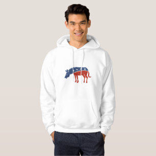 glitter democrat donkey mens hoodie sweatshirt