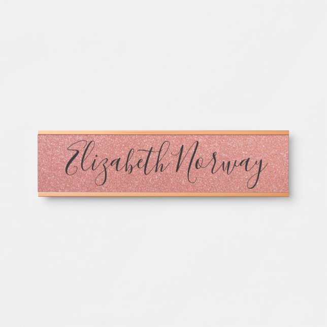 Glitter Door Sign (Front)