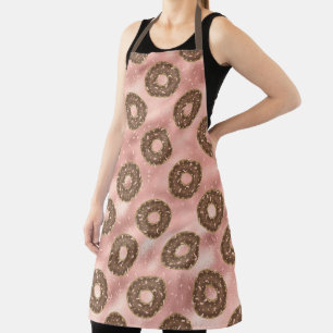 Glitter Doughnut Pattern Apron