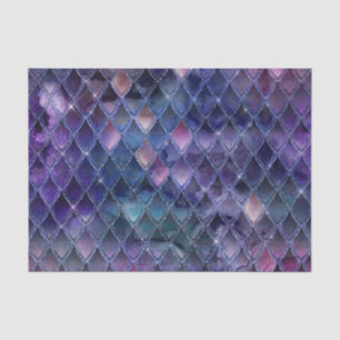 Glitter Dragon Scales Pattern Tissue Paper