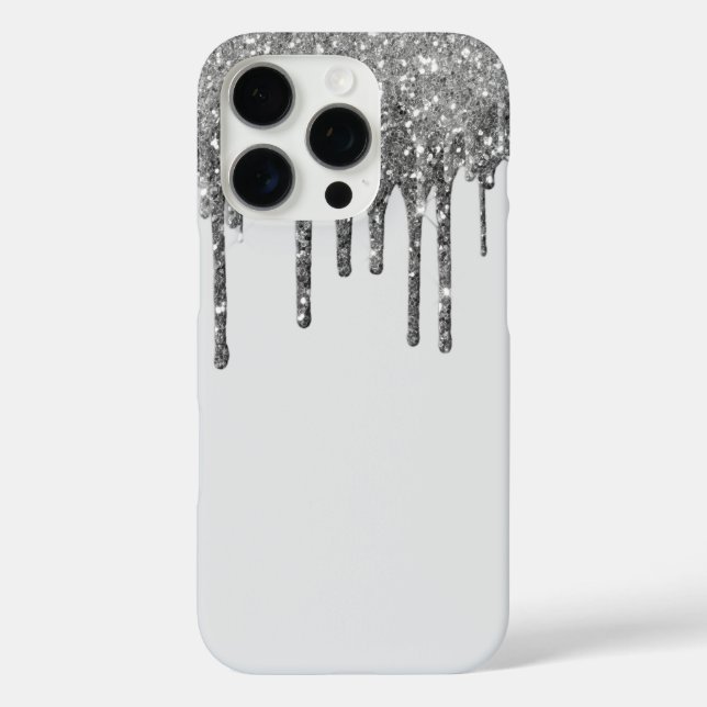 Glitter Drip iPhone 16 Pro Case (Back)