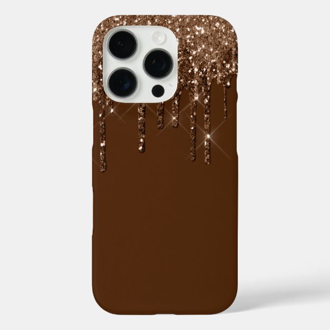 Glitter Drip iPhone 16 Pro Case (Back)