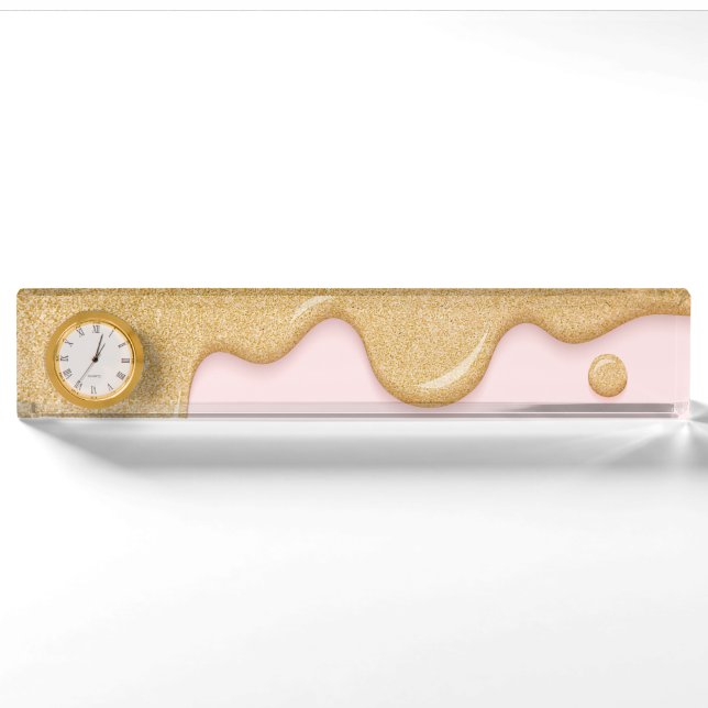 Glitter Drip Nameplate (Front)