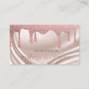 Glitter Drops Elegant Professional Modern Business Card