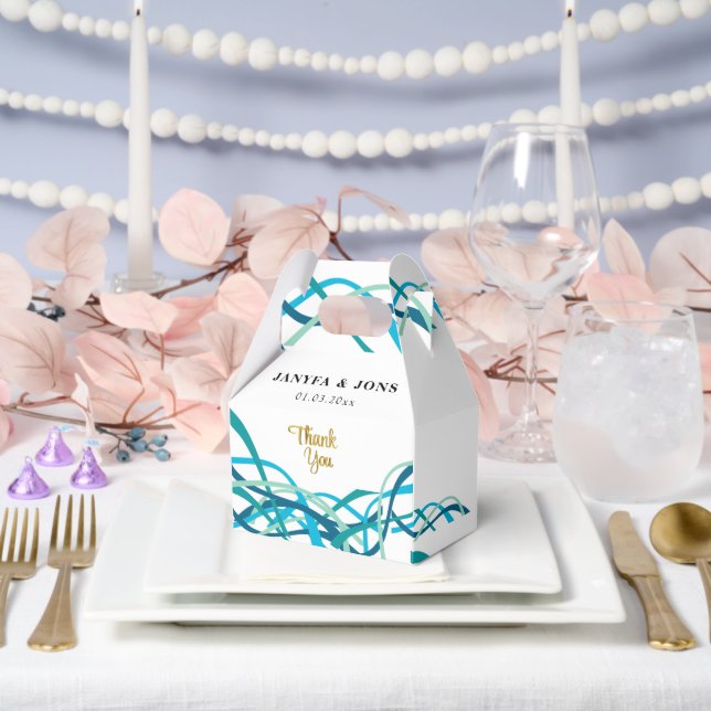 glitter  eligine favor box (Wedding)