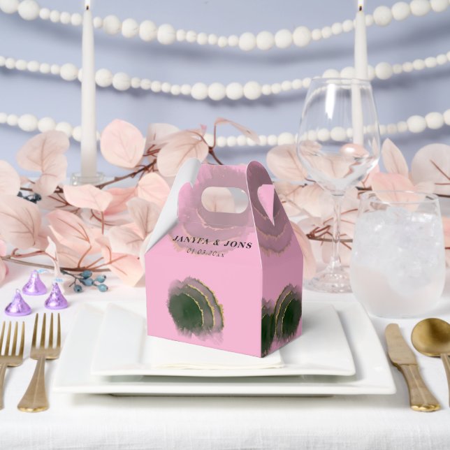 glitter  eligine favor box (Wedding)