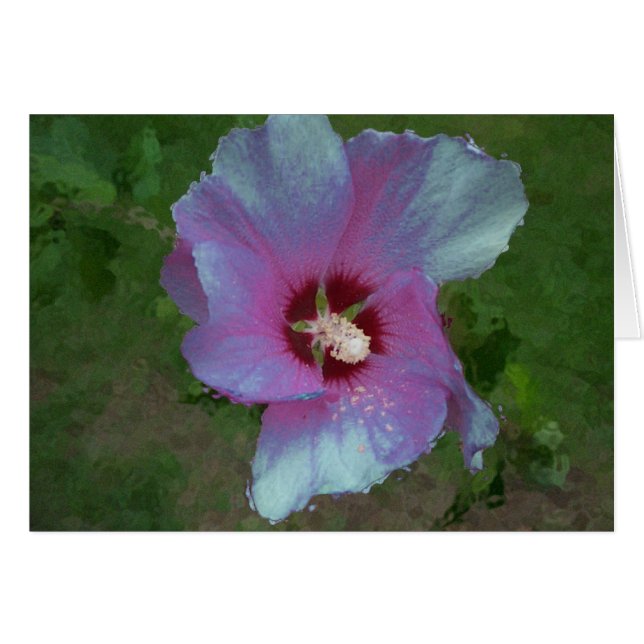 "Glitter Flower" digital art (Front Horizontal)