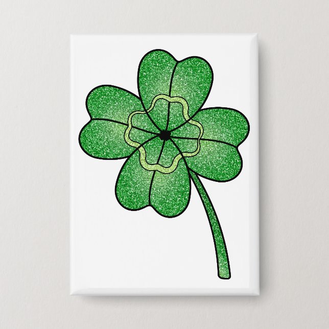 Glitter Four Leaf Clover (Front)