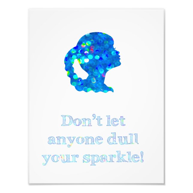 Glitter Girl Photo Print (Front)