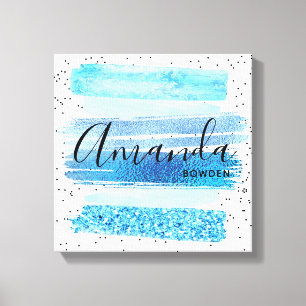 Glitter Glam Canvas Print