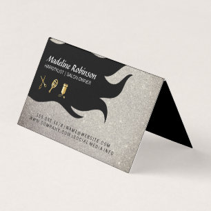 Glitter Glamour Stylist Kit Hair and Beauty Business Card
