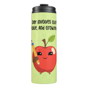Glitter Glue Growth Classroom Fun Assistant Thermal Tumbler