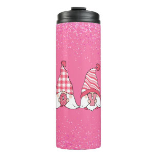 Glitter Gnome Love Thermal Tumbler