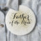 Glitter Gold Father of the Bride Button