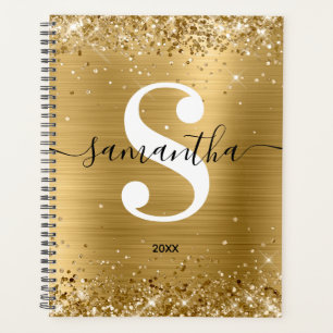 Glitter Gold Foil Style Monogramme
