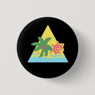 Glitter Hair Flair Badge [Classic] 1 Inch Round Button