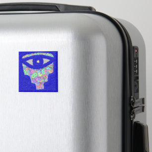 Glitter hamsa floral magnet